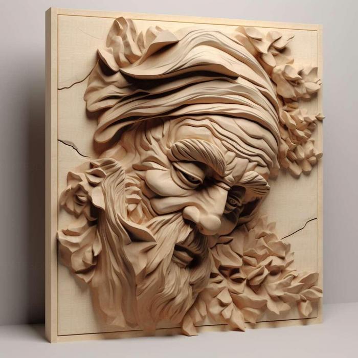 نموذج ثلاثي الأبعاد لآلة CNC 3D Art 